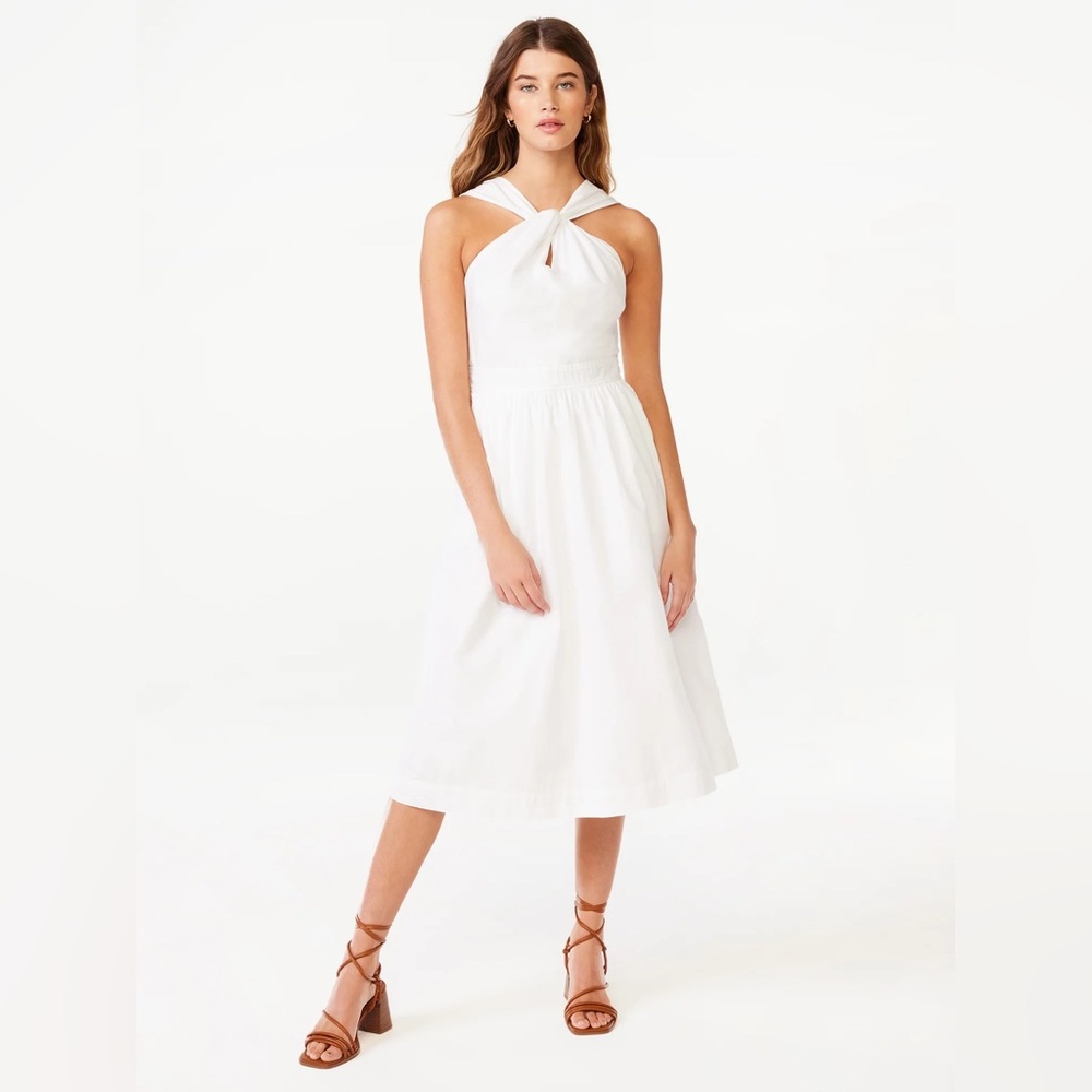 Free assembly white dress